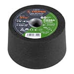 C-1283-PI | Copa desbaste de piedra 3-5/32' grano 80, eje M14, Truper