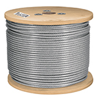 CAB-1/4FX3 | Metro cable flexible 1/4' acero 7x19 recubierto PVC, 300 m