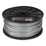 CAB-3/16R | Metro de cable rígido 3/16' de acero 7x7 hilos, 75 m, Fiero