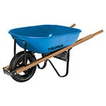 CAT-50WFF | Carretilla 5.5 ft3 Imponchable, bastidores madera, Truper