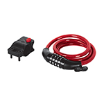 CB-10C | Candado de cable con combinación, 10 mm X 1.20 m, Hermex