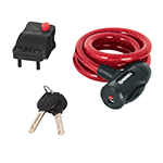 CB-12 | Candado de cable con llave, 12 mm X 1.0 m, Hermex