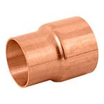 CC-296 | Cople reducción campana cobre 1-1/4' x 1', Foset