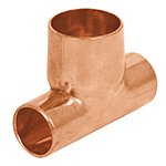 CC-721 | Tee reducida de cobre 1/2' x 1/2' x 3/4', Foset