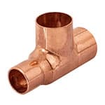 CC-723 | Tee reducida de cobre 3/4' x 1/2' x 3/4', Foset