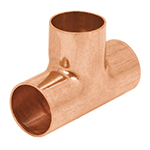 CC-762 | Tee sencilla de cobre 3/4', Foset