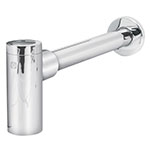 CE-212 | Céspol de bote p/lavabo minimalista s/contra, cromo, 1-1/4'