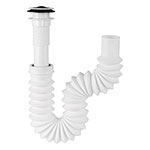 CE-235 | Céspol flexible p/lavabo y fregadero, polipropileno, blanco