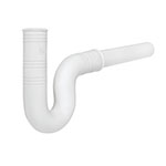 CE-238 | Céspol flexible 1-1/4' de PVC, con extensión, para lavabo