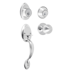 CEP-32PJ | Jaladera, perilla y cerrojo llave-llave, cromo mate, Hermex