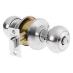CEPO-32B | Cerradura tipo oval para baño, cromo mate, Hermex