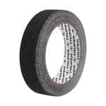 CIA-15N | Rollo de 5 m de cinta antiderrapante negra 25mm con abrasivo