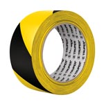 CIPRE-33A | Rollo de 33 m de cinta delimitadora amarilla / negro, Truper
