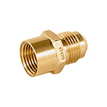 CLG-491 | Niple campana de latón de 3/8' X 3/8', Foset