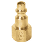 CORAL-HEM-1/4 | Conector rápido de latón, tipo F, cuerda 1/4' NPT, hembra