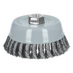 CT-612MRX | Carda copa 5' alambre trenzado grueso, Multi-rosca, Truper