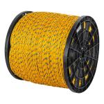 CUE-06M | Metro de cuerda amarilla de 6 mm en rollo de 920 m, Fiero