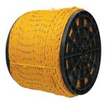 CUE-08K | Kilo de cuerda amarilla de polipropileno 8 mm, rollo 20 kg