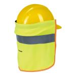 CUNU-V | Cubrenuca para casco, verde con reflejante, Truper