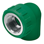 CV-501 | Codo 90° PPR de 1/2' hembra con inserto metálico, Foset