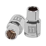 D-1211-EM | Dado de 11 mm, 12 puntas, cuadro 1/2', Truper