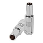 D-1211-ML | Dado largo de 11 mm, 6 puntas, cuadro 1/2', Truper