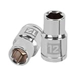 D-1212-M | Dado de 12 mm, 6 puntas, cuadro 1/2', Truper