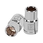 D-1213-EM | Dado de 13 mm, 12 puntas, cuadro 1/2', Truper