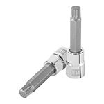 D-1214-BL | Dado punta larga bristol M14, cuadro 1/2', Truper