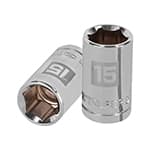 D-1215-M | Dado de 15 mm, 6 puntas, cuadro 1/2', Truper