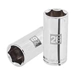 D-1226-ML | Dado largo de 26 mm, 6 puntas, cuadro 1/2', Truper