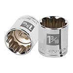 D-1238 | Dado de 1-3/16', 12 puntas, cuadro 1/2', Truper