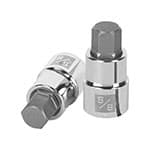 D-1241-5/8 | Dado punta hexagonal de 5/8', cuadro 1/2', Truper