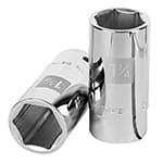 D-3440-HL | Dado largo de 1-1/4', 6 puntas, cuadro 3/4', Truper