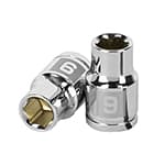 D-3809-HM | Dado de 9 mm, 6 puntas, cuadro 3/8', Truper