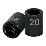 D-7410-M | Dado cuadro 1/2' de impacto 6 puntas de 10 mm, Truper