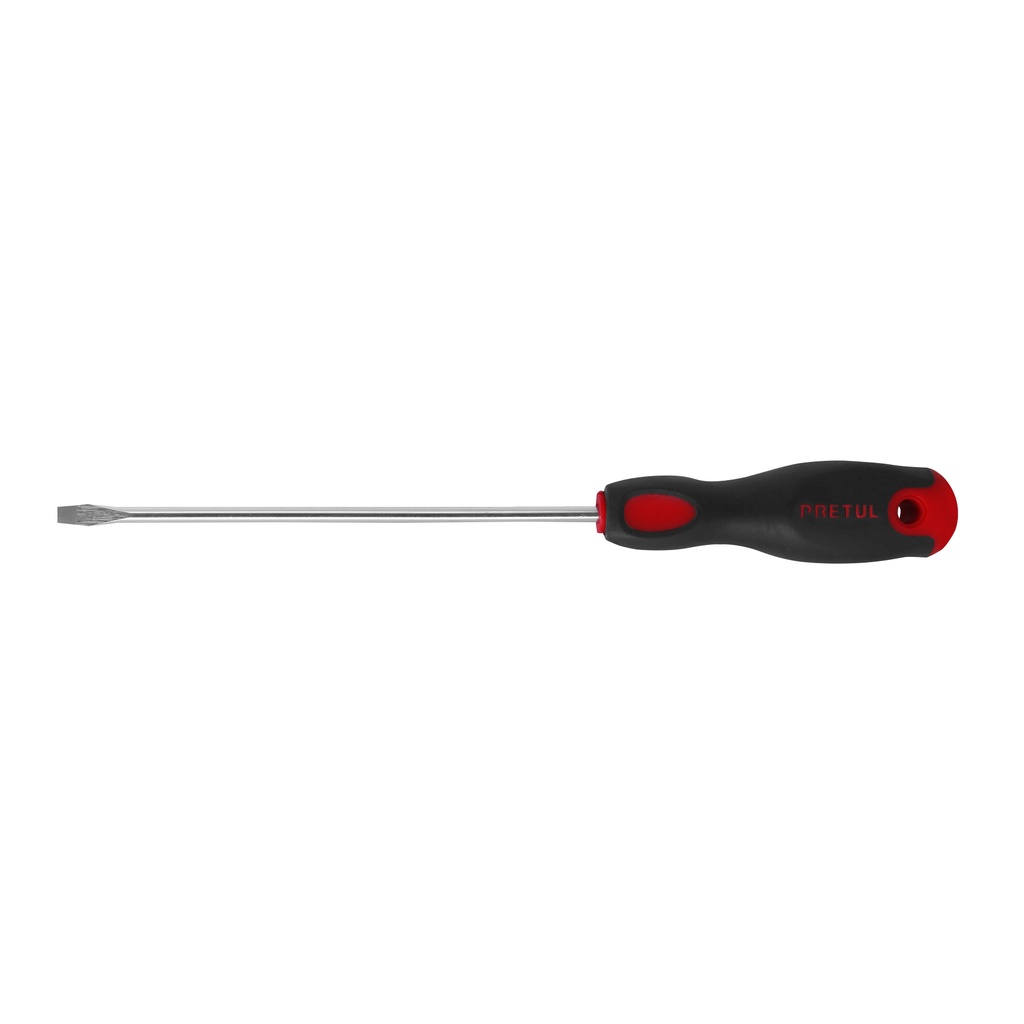 DR-3/16X6BP | Desarmador plano 3/16 x 6' mango Comfort Grip, Pretul