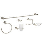 ELA-7000N | Juego de 6 accesorios para baño acabado satín, Foset Element