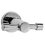 ELA-73 | Gancho doble metálico cromo para toallas, Foset Element
