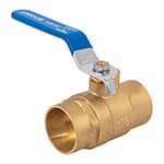 ESSO-1-1/2 | Válvula de esfera de latón, soldable 1-1/2', Foset
