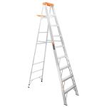 EST-28 | Escalera de tijera tipo ll 8 peldaños y bandeja, Truper