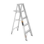 ESTA-24 | Escalera de tijera 100% aluminio tipo ll 4 peldaños, Truper