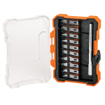 EXA-11 | Juego de exactos Hobby con 11 piezas en estuche, Truper