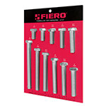 EXF-TORM-1/2 | Exhibidor Fiero con tornillos tipo máquina, 1/2'