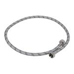 FFR-100X | Manguera lavabo/fregadero, acero inox, 1/2' x 1/2', 100 cm