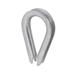 GC-1/8 | Bolsa con 10 guardacabos para cable de acero de 1/8', Fiero