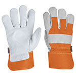 GU-235 | Guantes de carnaza y loneta, unitalla, Truper