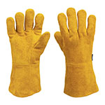 GU-525 | Guantes de carnaza, largos, unitalla, Truper