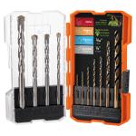 JBAC-11 | Juego de 11 brocas para metal y concreto en estuche, Truper