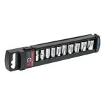 JD-1/4X10P | Juego de 10 dados cuadro 1/4' std, Truper